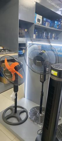 Fans and heating equipment